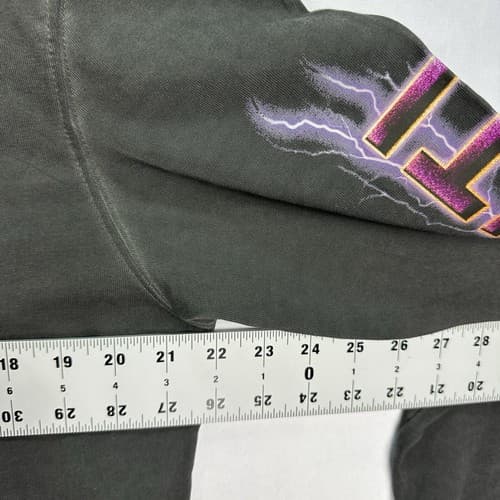 Tenaciti Crewneck T-Shirt Mens Medium Black Long Sleeve Streetwear Cobra Skull - Thumbnail 9