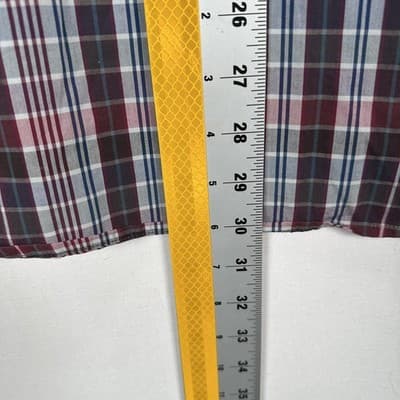 Robert Graham Shirt Mens Large Multicolor Plaid Classic Long Sleeve Flip Cuffs - Thumbnail 9