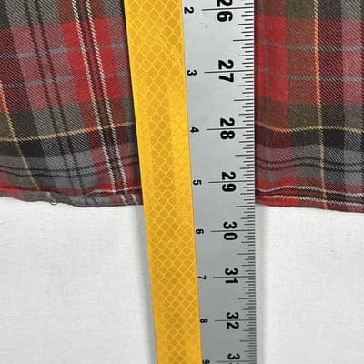 Vintage Viyella Flannel Shirt Mens XL Red Plaid Button Down Wool Blend 90s - Thumbnail 8