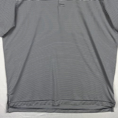 Peter Millar Golf Polo Mens XL Navy Blue Striped Summer Comfort Chili Pepper - Thumbnail 5