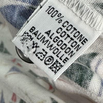 Maus & Hoffman Polo Shirt Mens 44 Large Blue White Nautical Sailboat AOP Italy - Thumbnail 6