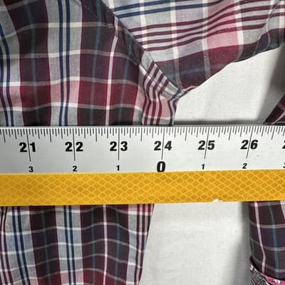 Robert Graham Shirt Mens Large Multicolor Plaid Classic Long Sleeve Flip Cuffs - Thumbnail 10