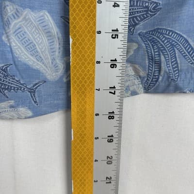 Vineyard Vines Swim Shorts Mens Medium Blue Palm Fish Trunks Lined Drawstring - Thumbnail 6