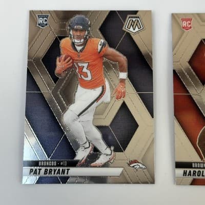 2025 Panini Mosaic Draft Picks Rookie Lot 9 Cards NFL Football RC Ward Warren - Thumbnail 4