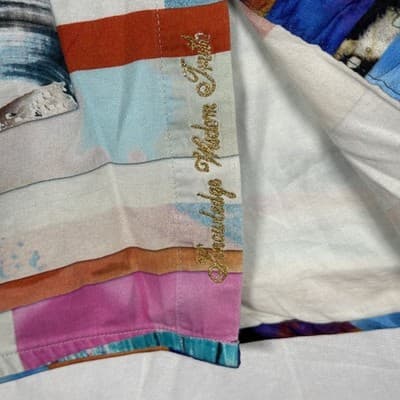 Robert Graham Limited Edition Shirt XL Breaking Lands #/833 Geometric Flip Cuff - Thumbnail 6