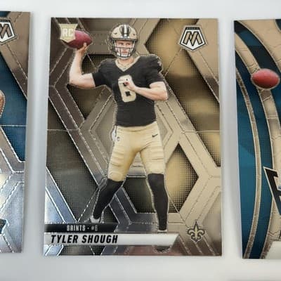 2025 Panini Mosaic Draft Picks Rookie Lot 9 Cards NFL Football RC Ward Warren - Thumbnail 6