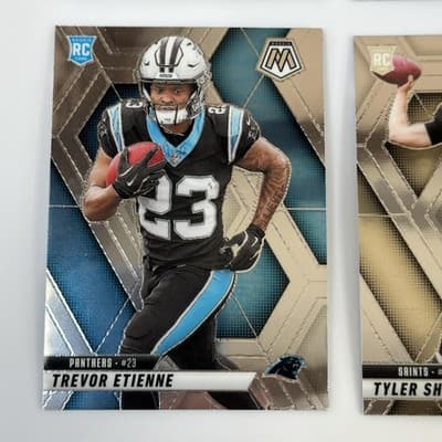 2025 Panini Mosaic Draft Picks Rookie Lot 9 Cards NFL Football RC Ward Warren - Thumbnail 7