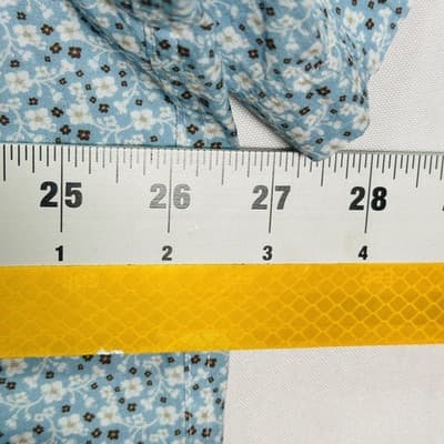 NEW Johnnie-O Featherweight Shirt Mens 2XL Blue Floral Short Sleeve Button Up - Thumbnail 7