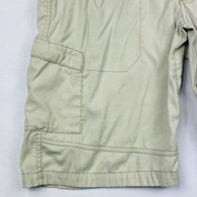 Vintage PRANA Cargo Shorts Mens Medium Tan Breathe Nylon Blend Flat Front 11" - Thumbnail 4