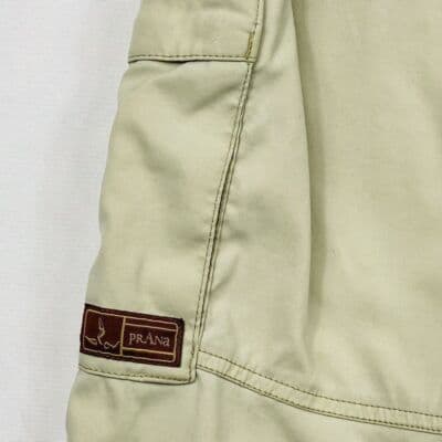 Vintage PRANA Cargo Shorts Mens Medium Tan Breathe Nylon Blend Flat Front 11" - Thumbnail 10