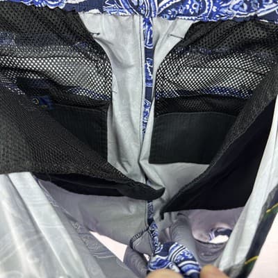 Polo Ralph Lauren Swim Shorts Men 35 Navy Paisley Stretch Trunks Straight Fit 8” - Thumbnail 5