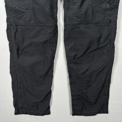 The North Face Cargo Pants Mens 40 Gray Convertible Zip Off Hiking Nylon Outdoor - Thumbnail 3