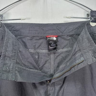 The North Face Cargo Pants Mens 40 Gray Convertible Zip Off Hiking Nylon Outdoor - Thumbnail 5