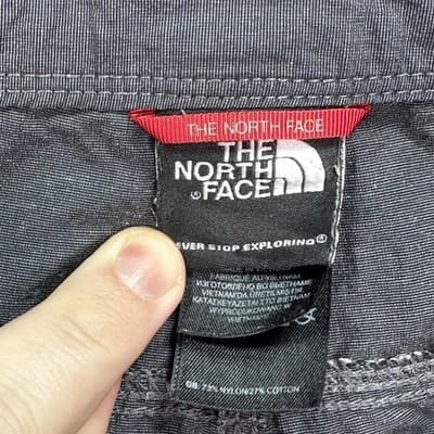 The North Face Cargo Pants Mens 40 Gray Convertible Zip Off Hiking Nylon Outdoor - Thumbnail 6