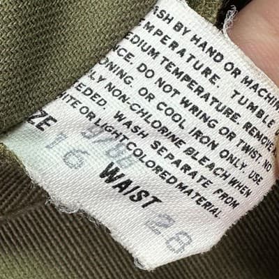 Boy Scouts Cargo Pants Mens 28 Green Utility Work Straight Leg Pockets Vintage - Thumbnail 5