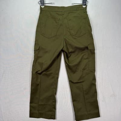 Boy Scouts Cargo Pants Mens 28 Green Utility Work Straight Leg Pockets Vintage - Thumbnail 2