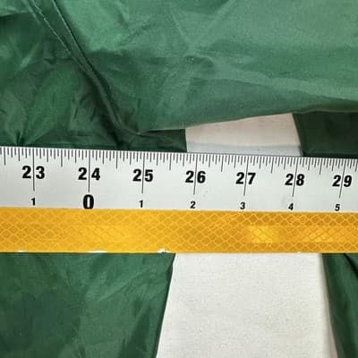 NEW Champion Jacket Mens XL Green Hooded Snap Front Varsity Windbreaker V75387 - Thumbnail 8