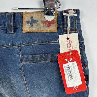 NEW Montura Grenoble Jeans Mens 36 X 34 Blue Regular Fit Denim Pants MPLCJ0X - Thumbnail 10