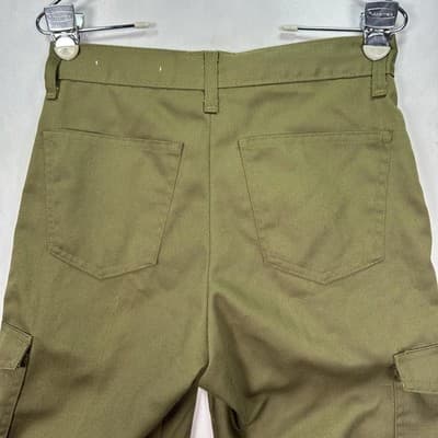 Boy Scouts Cargo Pants Mens 28 Green Utility Work Straight Leg Pockets Vintage - Thumbnail 6