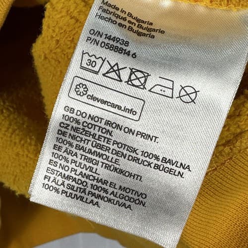 Justin Bieber Stadium Hoodie 2017 Purpose Tour Sweatshirt Small Yellow Pullover - Thumbnail 10