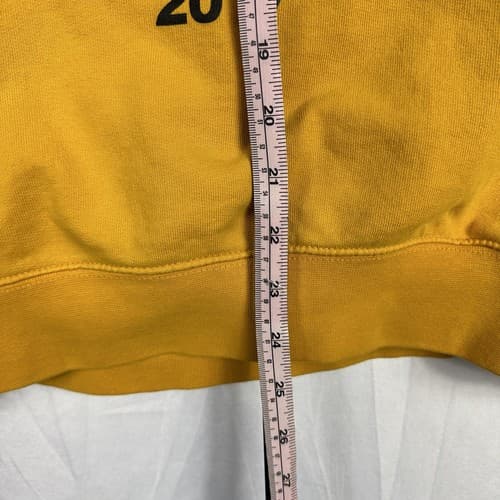 Justin Bieber Stadium Hoodie 2017 Purpose Tour Sweatshirt Small Yellow Pullover - Thumbnail 14