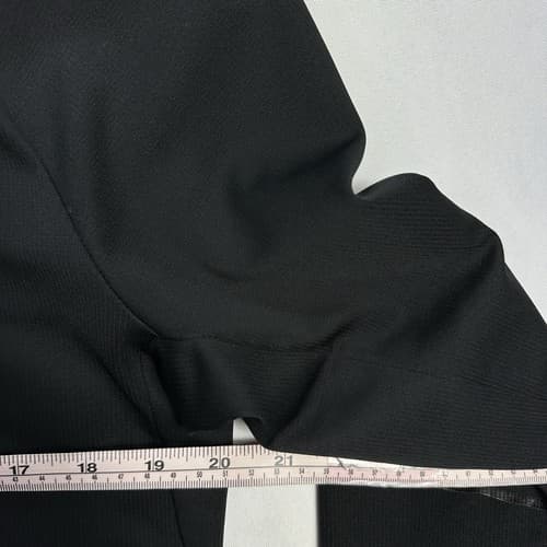 Kjus Mens FRX Polo EU 52 US Large 1/4 Zip Black Long Sleeve Shirt Golf ECCC - Thumbnail 11