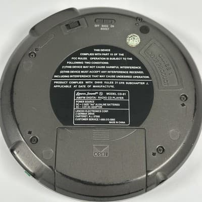 Lenoxx CD Player Sound CD-91 AM/FM Digital Radio Portable 45s ESP Plus Untested - Thumbnail 3