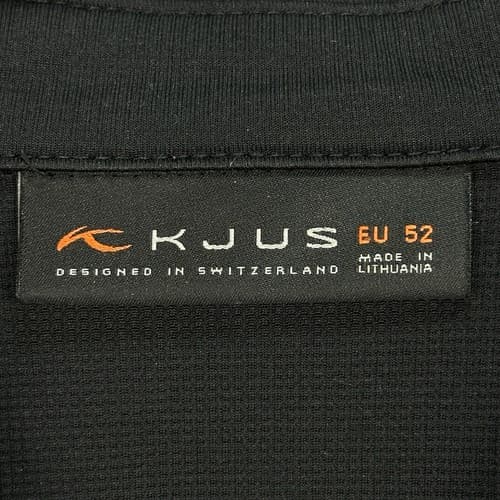 Kjus Mens FRX Polo EU 52 US Large 1/4 Zip Black Long Sleeve Shirt Golf ECCC - Thumbnail 8