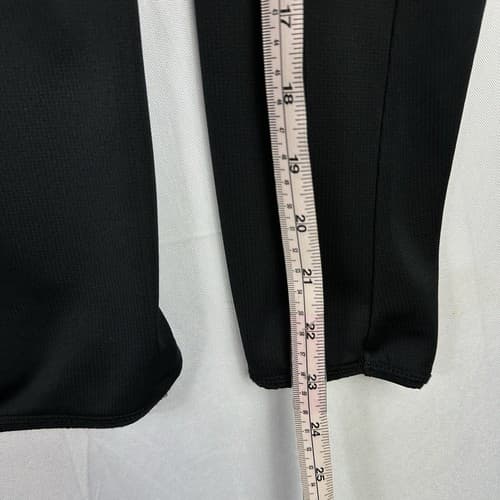 Kjus Mens FRX Polo EU 52 US Large 1/4 Zip Black Long Sleeve Shirt Golf ECCC - Thumbnail 12