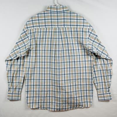 Ariat Western Oxford Shirt Mens Large Multicolor Plaid Long Sleeve Button Down - Thumbnail 2