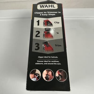 Wahl Clip 'N Trim 2-in-1 Clipper Trimmer Kit Made USA 79900-1501 All-in-One NEW - Thumbnail 3