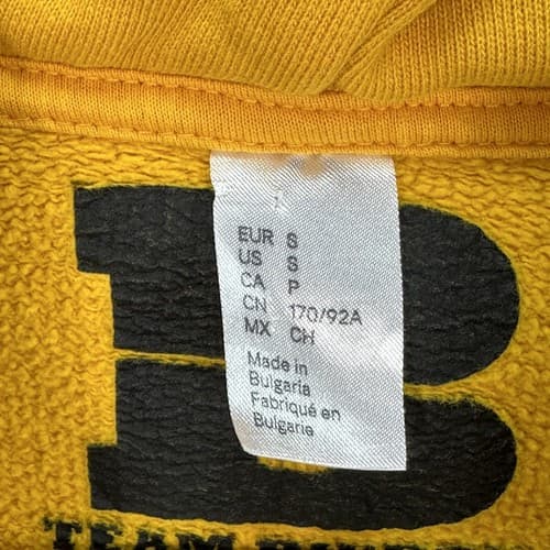 Justin Bieber Stadium Hoodie 2017 Purpose Tour Sweatshirt Small Yellow Pullover - Thumbnail 8