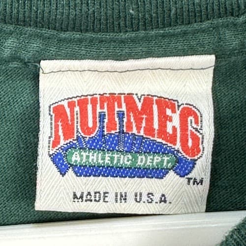 Vintage Nutmeg Green Bay Packers T-shirt Men 2XL Green 1993 75th Anniversary USA - Thumbnail 7