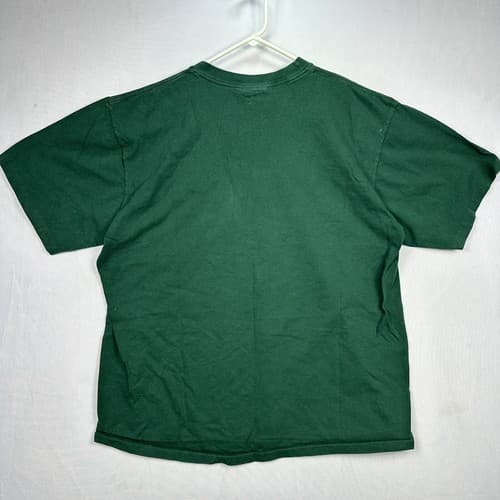 Vintage Nutmeg Green Bay Packers T-shirt Men 2XL Green 1993 75th Anniversary USA - Thumbnail 2