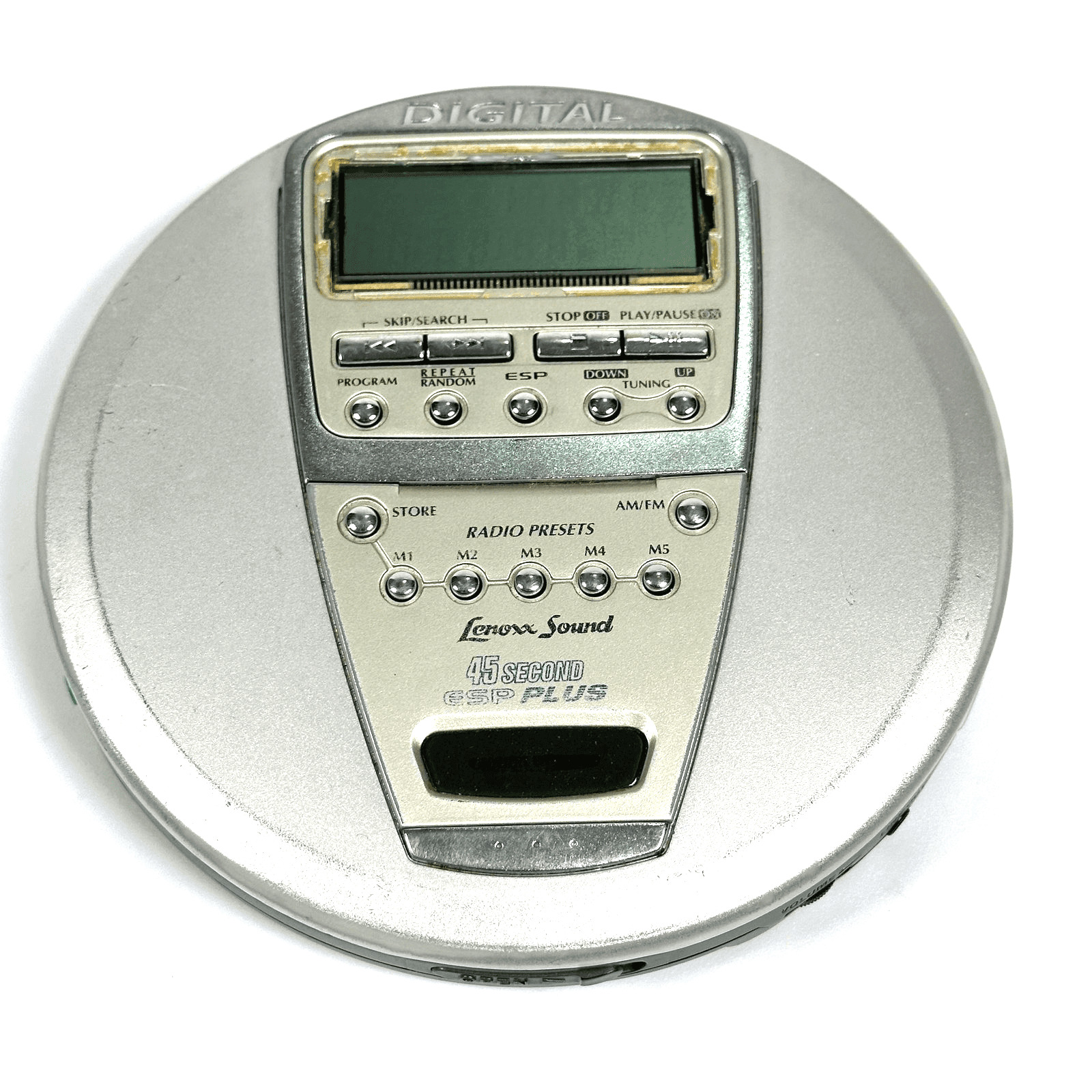 Lenoxx CD Player Sound CD-91 AM/FM Digital Radio Portable 45s ESP Plus Untested - Image 1