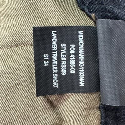 Roark Everyday Layover Traveler Shorts Mens 38 Brown Zip Pockets Drawstring 6” - Thumbnail 5