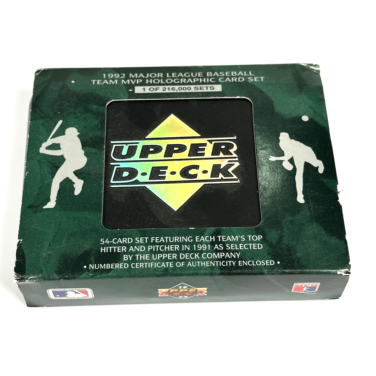 Vintage 1992 Upper Deck MVP Holographic 54-Card Set MLB Team COA #111797/216000 - Image 1