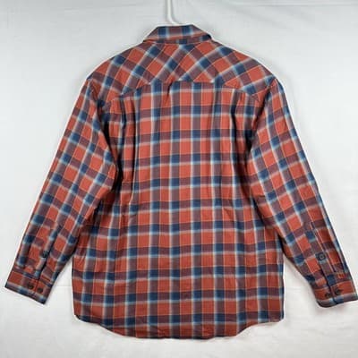 Alaskan Hardgear Flannel Shirt Mens Large Red Plaid Long Sleeve Button Up Duluth - Thumbnail 3