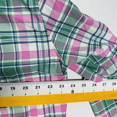 Vineyard Vines On-The-Go Performance Oxford Shirt Mens Large Plaid Button Down - Thumbnail 10