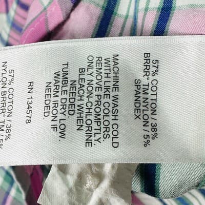 Vineyard Vines On-The-Go Performance Oxford Shirt Mens Large Plaid Button Down - Thumbnail 6