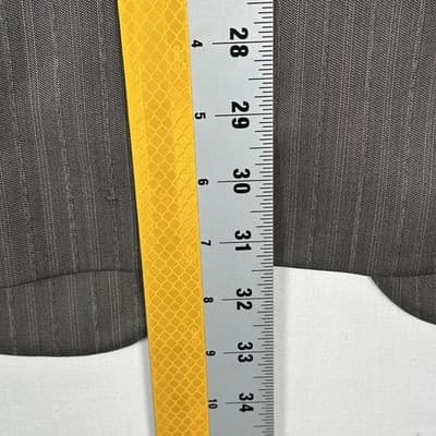 John Varvatos Blazer Mens 42 R Gray Striped Sport Coat 2 Button Double Vent - Thumbnail 12