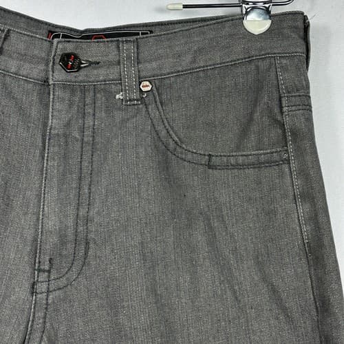 SouthPole Jeans Mens 34 x 29 Gray Baggy Straight Leg RN82628 Vintage Y2K - Thumbnail 5