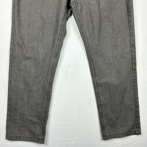SouthPole Jeans Mens 34 x 29 Gray Baggy Straight Leg RN82628 Vintage Y2K - Thumbnail 3