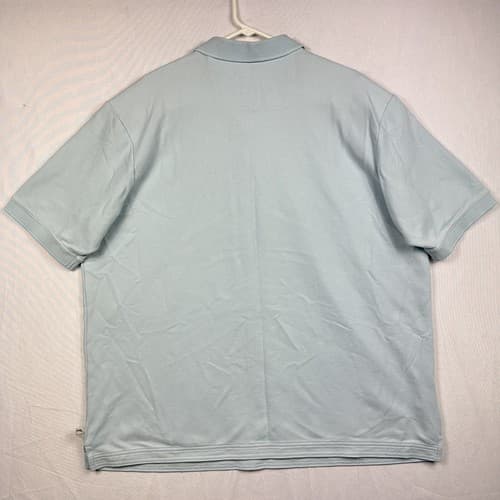 Tommy Bahama Supima Polo Shirt Mens 2XL Light Blue Logo Short Sleeve - Thumbnail 3
