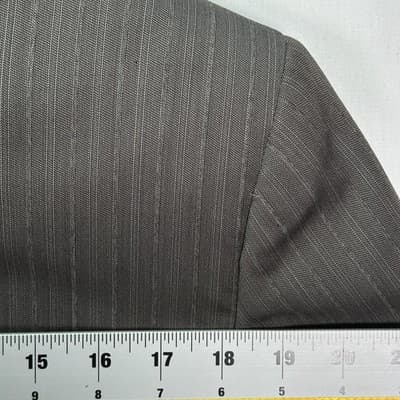 John Varvatos Blazer Mens 42 R Gray Striped Sport Coat 2 Button Double Vent - Thumbnail 11