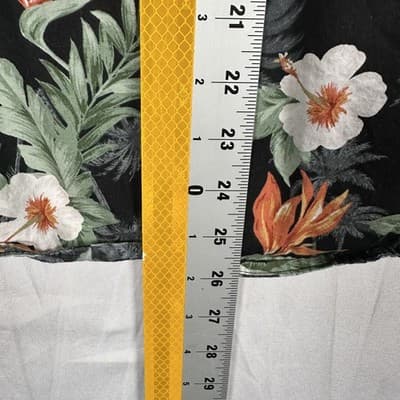 Betabrand Hawaiian Shirt Mens Medium Multicolor Floral Tropical Short Sleeve - Thumbnail 7