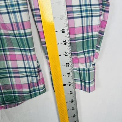 Vineyard Vines On-The-Go Performance Oxford Shirt Mens Large Plaid Button Down - Thumbnail 9