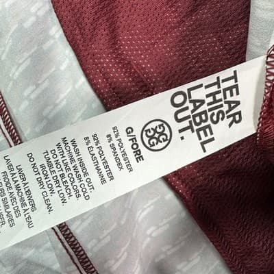 G/FORE G4 Shorts Mens 40 Golf Performance Stretch Black Red Geometric 8" NEW - Thumbnail 7