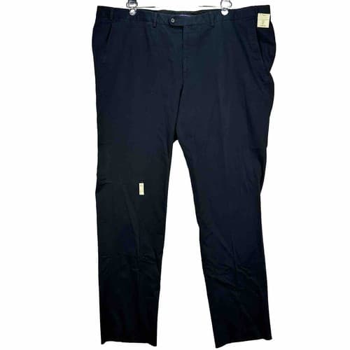 Hiltl ZE200 Ultimate Trouser Pants Mens 48 Navy Blue Unhemmed NEW $195 - Thumbnail 3