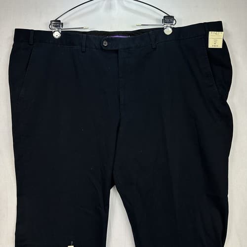 Hiltl ZE200 Ultimate Trouser Pants Mens 48 Navy Blue Unhemmed NEW $195 - Thumbnail 7